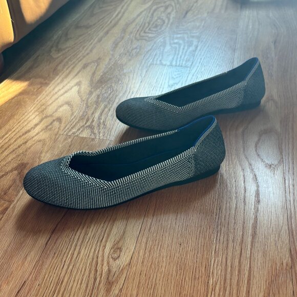 Rothy's Black & White Patterned Flat - Picture 4 of 5